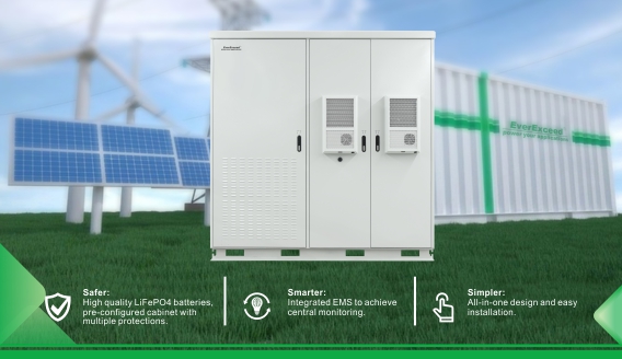 Conception de refroidissement par air et de dissipation thermique d'un système de stockage d'énergie industriel et commercial