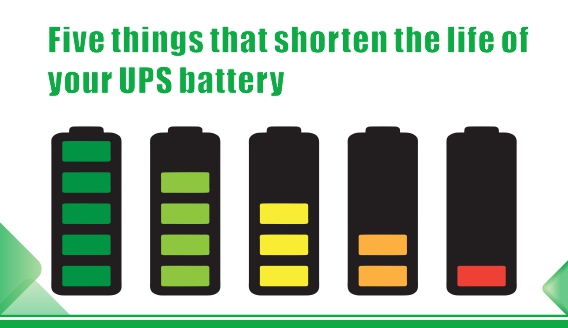 Cinq choses qui raccourcissent la durée de vie de la batterie de votre UPS