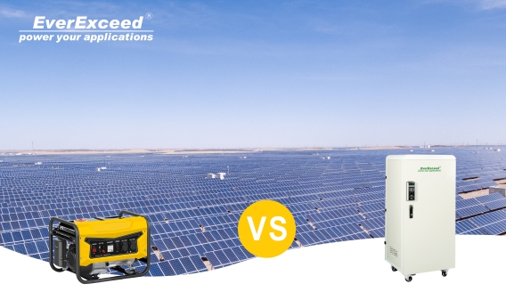 Stockage d'énergie solaire VS Générateurs