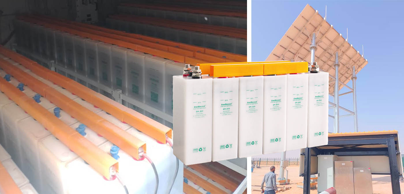 Batterie nickel-cadmium 900 Ah pour applications pétrolières et gazières