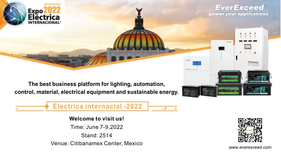 bienvenue pour visiter everexceed à l'expo electrica internacional-2022

